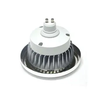 15W GU10 G53 szabályozható AR111 LED spotlámpa kereskedelmi retrofit lámpa rácshoz alumínium