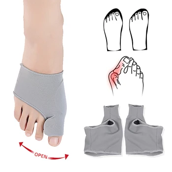 1Pár lábujj elválasztó Hallux Valgus Bunion korrektor Ortopédia láb csont hüvelykujj beállító korrekció pedikűr zokni egyenesítő