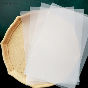 2019 10db/lot A4 átlátszó vellumpapír scrapbookinghoz Diy boldog tervező fotó Allum kártya készítés Naplóépítési projekt