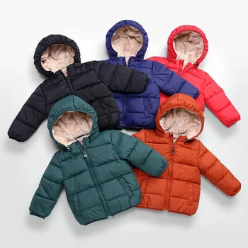 2023 Új téli divat gyermek pamutkabát férfiak és nők baba vastagító meleg kabát ruhák fiúk és lányok plüss pamut