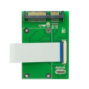 2X 1,8 hüvelykes 40Pin ZIF / CE SSD HDD merevlemez-meghajtó 7 + 15 22 tűs SATA adapter átalakító kártya