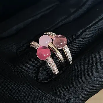 3 db/szett Klasszikus Candy női gyűrű betét cirkon 6 készlet kombináció 18 színű kristály divat ékszer születésnapi ajándék Valentin