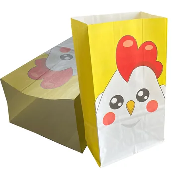 8db Chick Goodies táska húsvéti születésnapi parti dekorációkhoz Csemege iskolás gyermekek ajándék babaváró kellékek