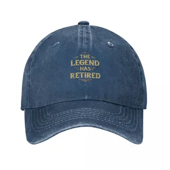 A legenda visszavonult, nyugdíjas ajándékok férfiaknak Egy baseball sapka