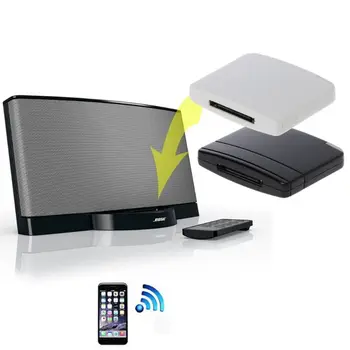 A2DP Bluetooth Music 30 tűs vevő adapter hangszóró dokkoló iPod Dropshiphez