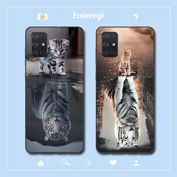 Animal Big Cat Kitten Tiger telefontok Samsung A51 01 50 71 21S 70 31 40 30 10 20 S E 11 91 A7 A8 2018