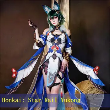 Anime játék Honkai: Star Rail Yukong öltöny Cosplay jelmez Egyenruha Halloween Farsangi party Szerepjáték Felszerelés Teljes készlet