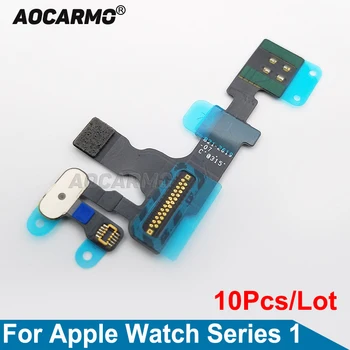Aocarmo 10Pcs/Lot mikrofon MIC flexibilis kábel javítása 42mm/38mm Apple Watch Series 1 esetén