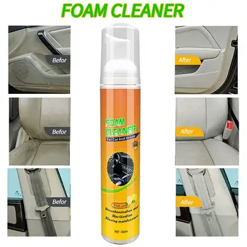 Autó belső tisztító autó bőr habtisztító UV védelemmel Autójavító termékek üveghez gumi bőr autó ülés tisztító