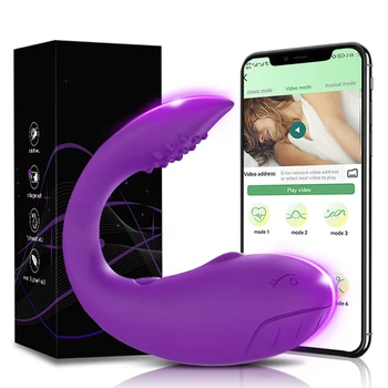 Bluetooth APP Control vibrátor női G-pont Dildó csikló stimulátor rezgő tojás felnőtt áruk szexuális játékok női bugyihoz