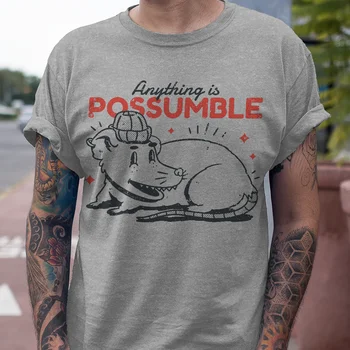 Bármi lehetséges, Opossum Possum vicces állatos póló Szarkasztikus szarkazmus póló