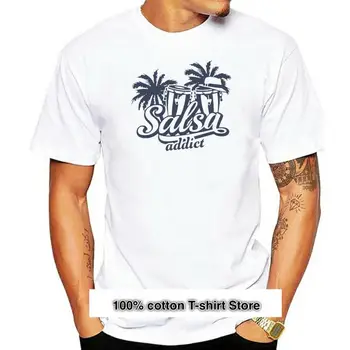 Camiseta clásica para hombre, camisa de Salsa addict para mujer, felső