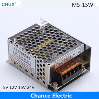 CHUX 15w kapcsolóüzemű tápegység 5v 12v 15v 24v s egyetlen kimenet kisebb méretű SMPS ipari LED transzformátor tápegységek