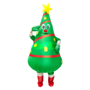 Cosplay fa felfújható öltöny karácsonyra Téli parti öltöztetős jelmezek felnőtteknek