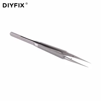 DIYFIX telefonjavító eszközök Jump Line csipesz csipesz 0,02 mm-es Fly Line ultra precíziós titánötvözet csipesz iPhone alaplaphoz