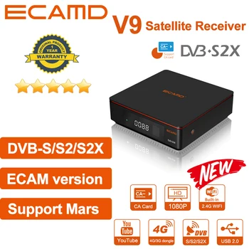 ECAMD V9 Prime műholdvevő, DVB-S/S2/S2X, multi stream/T2-MI, beépített 2.4G WIFI, eredeti ecam firmware, Mars támogatás