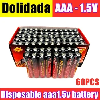  Eldobható elem1,5 V-os AAA elem Szén elemek Biztonságos Erős robbanásbiztos 1,5 voltos AAA elem UM4 Batery Nincs higany