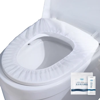 Eldobható WC ülőkehuzatokhoz 10/50 darab vízálló zsebméretű egyedi csomagolás ideális gyerekeknek és felnőtteknek