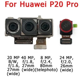  Első és hátsó kamera Huawei P20 Pro P20Pro fő felületi kameramodulhoz Flex cserealkatrészek