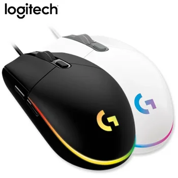Eredeti, frissített változat Logitech G102 vezetékes játék egér RGB laptop nem tud csatlakozni a program ergonomikus egér iroda