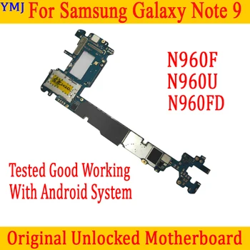  eredeti kártyafüggetlen Samsung Galaxy Note 9 N960F N960FD N960U alaplaphoz 128GB Európa verzió teljes chipekkel 100% -ban tesztelt
