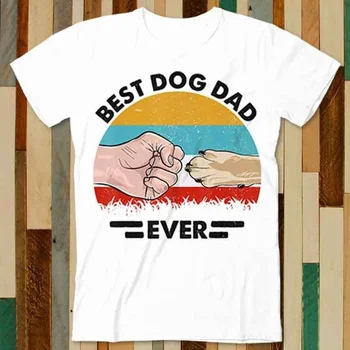 Ever Dog Pet Daddy Legjobb férfi apa retro póló felnőtt uniszex