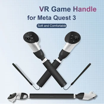 fogantyú tartozékok Meta Quest 3 VR vezérlő kiegészítőkhöz, VR Gorilla címke hosszú karok Beat Saber hosszabbító markolatok