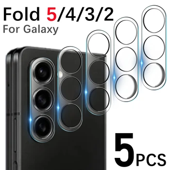 Fold5 objektív film Samsung Galaxy Z Fold 5 készülékhez 4 3 2 Edzett üveg karcálló kamera védőburkolat Z Fold5 Fold4 Fold3 készülékhez