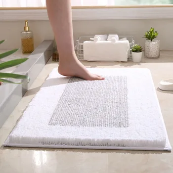 Fürdőszoba padló csúszásmentes szőnyeg WC vastag nedvszívó lábpárna hálószoba ajtó csúszásgátló szőnyeg konyhai pad pedálpad 50 * 80cm