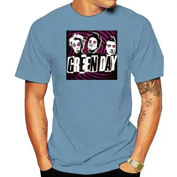 Green Day Ransom Guys Band Photo Black P Shirt New Tee Shirt summer Plus Size