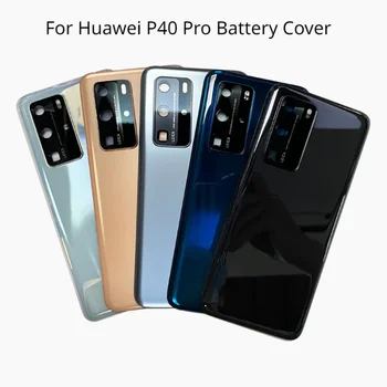 Huawei P40 Pro hátlap pótalkatrészekhez üveg hátlap akkumulátor fedél P40Pro ajtóház csere + kamerakeret