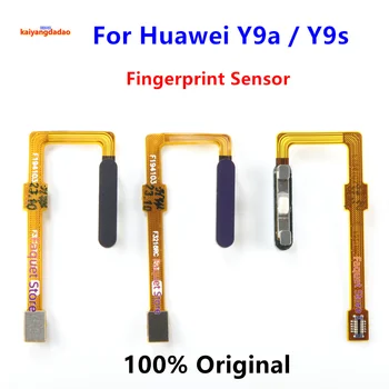 Huawei Y9a / Y9s Power Button ujjlenyomat-érzékelő Flex kábel javító alkatrészek P smart 2021 Y7A