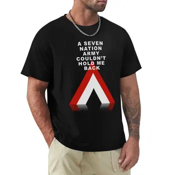 humor póló pamut Seven Nation Army póló grafika póló anime ruhák kawaii ruhák pólók férfi ruhák divat férfi
