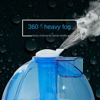  Hűvös köd légnedvesítő 2.5L csendes ultrahangos párásítók hálószobához és nagy helyiséghez állítható-360 ° -os forgatás