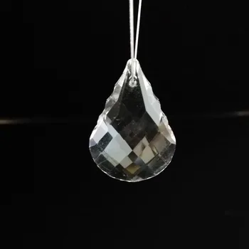INGYENES SZÁLLÍTÁS Átlátszó 38 mm-es ÚJ kristály alakú kristály csillár medálok / kristályfüggöny medálok