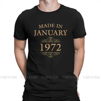 Januárban készült Még mindig fantasztikus 50. születésnapi ajándék Divatpólók 1972 2022 50 éves férfiak stílusa Fabric Streetwear póló