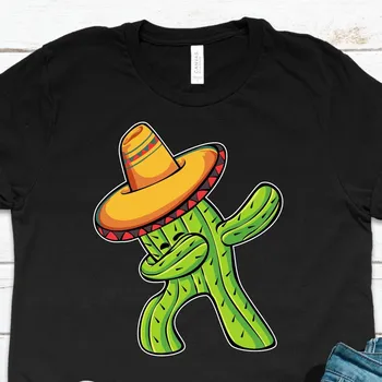 Kaktusz Dabbing Mexikóból Mexikói szimbólum Proud Heritage póló Country Pride Stílusos Divat SweaT