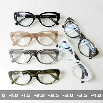  kékfényű rövidlátás elleni szemüveg nőknek macska szemvédő számítógépes szemüveg dioptria 0 és -4,0 között