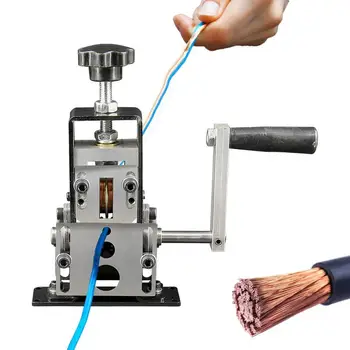  kézi kábelcsupaszító kábelhámozó gép kézi forgattyúval vagy fúróval működő hordozható kábelcsupaszító gép 1 mm-től 20 mm-ig