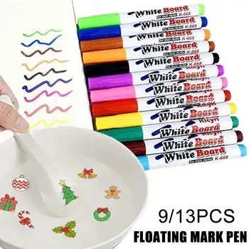 Lebeg a vízen Diák festő ecset Nagykereskedelmi gyermek puzzle toll felfüggesztés tábla színes kreatív törölhető K5Y5
