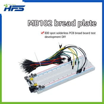 MB-102 MB102 400 830 pont Forrasztás nélküli kenyérlemez PCB teszt fejlesztés DIY az Arduino Lab SYB-830 számára Új