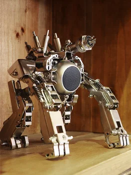 Mechanikus párt háború majom hordozható Bluetooth hangszóró fém robot 3D háromdimenziós puzzle modell születésnapi ajándék férfi kéz