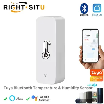 Mini frissítés Bluetooth-kompatibilis Tuya intelligens hőmérséklet-/páratartalom-érzékelő – 2023-as újdonság