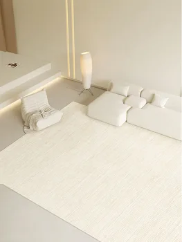 Minimalista bézs vonalak Nagy terület nappali szőnyeg Kényelmes frissítő hálószoba szőnyeg Lakberendezés Erkélyszőnyegek Alfombra IG