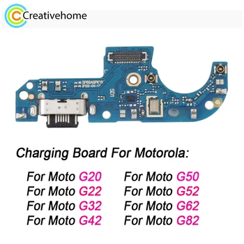  Motorola töltőport kártya Motorola Moto G20 G22 G32 G42 G50 G52 G62 G82 telefon USB töltő dokkoló cseréje