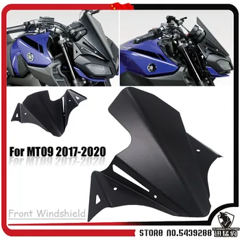 MT 09 motorkerékpár fekete szélterelő szélvédő szélvédő Yamaha MT09 MT-09 2017 2018 2019 2020 CNC alumínium szélvédő