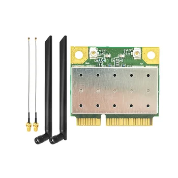 MT7612EN 2.4G 5G kétsávos gigabites vezeték nélküli hálózati kártya MINI PCIE WIFI modul Hálózati kártya Linuxhoz