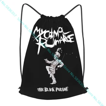 My Chemical Romance Parade Cover Band logó Húzózsinóros hátizsák A legújabb összecsukható 3D nyomtatás Nagy kapacitású sporttáska