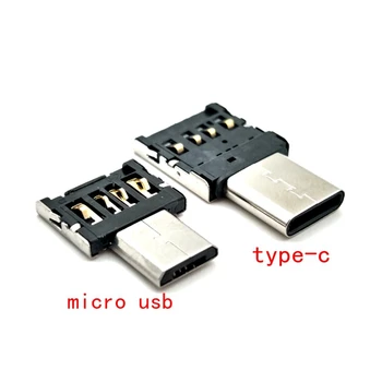 OTG adapter Daten Kabel Typ-C Micro USB ZU USB OTG Kabel C Allgemeinen USB Handy Android Konverter für Xiaomi Huawei S