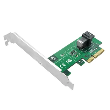 PCIE4.0 x4 egyportos adapterkártya FF-8643 U.2 NVME bővítőkártya PCIE4.0 osztott kártya U2 adapterkártya